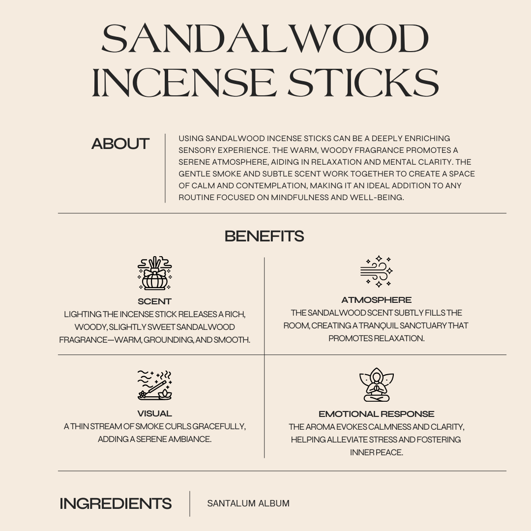 Sandalwood Incense Sticks