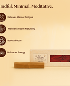 Nchant’s Premium Sandalwood Log for Rituals, Meditation, and Energy Cleansing
