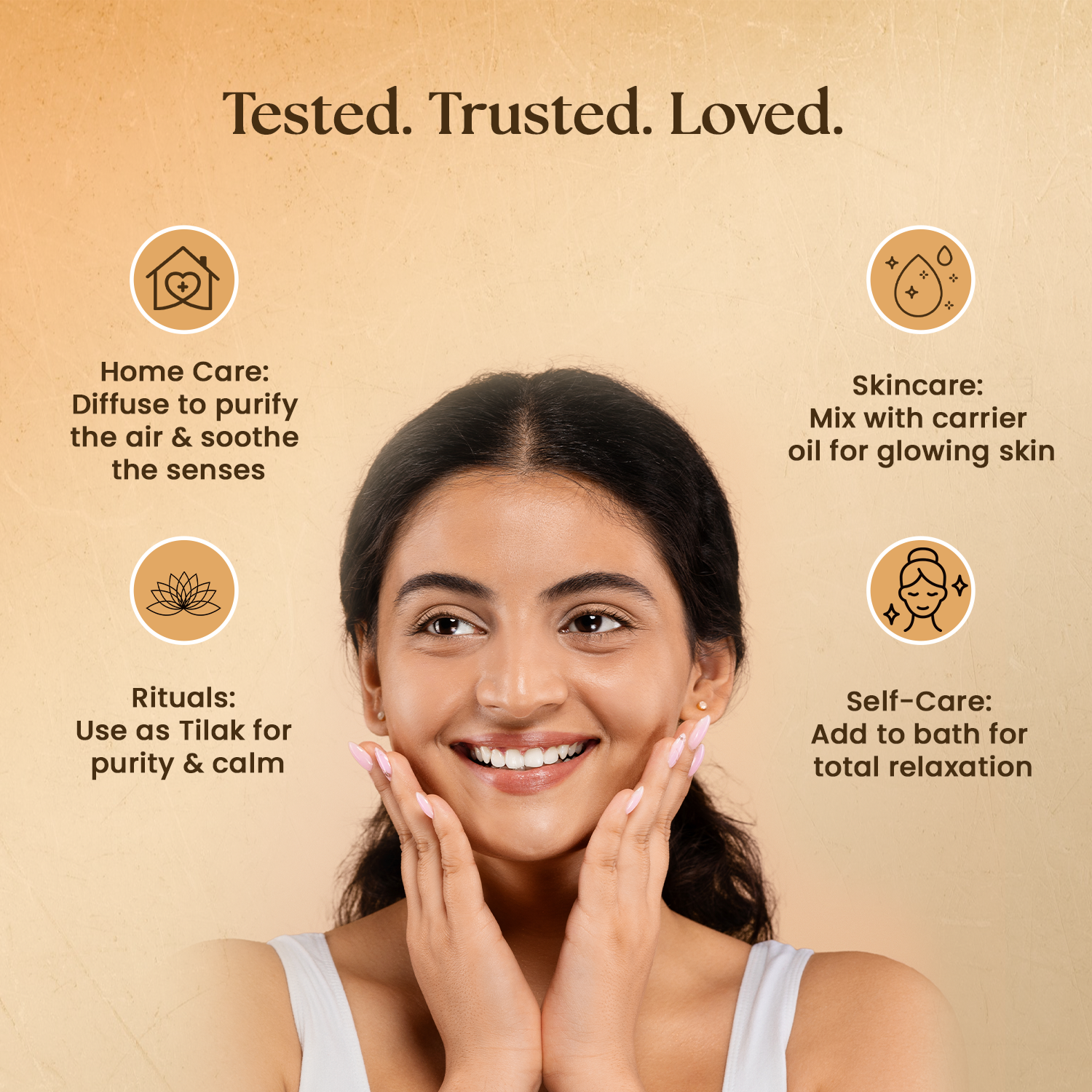 Nchant’s Pure Sandalwood Oil for Rituals, Skincare, and Aromatherapy