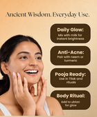 Nchant’s Pure Sandalwood Powder for Skincare and Ritual Use
