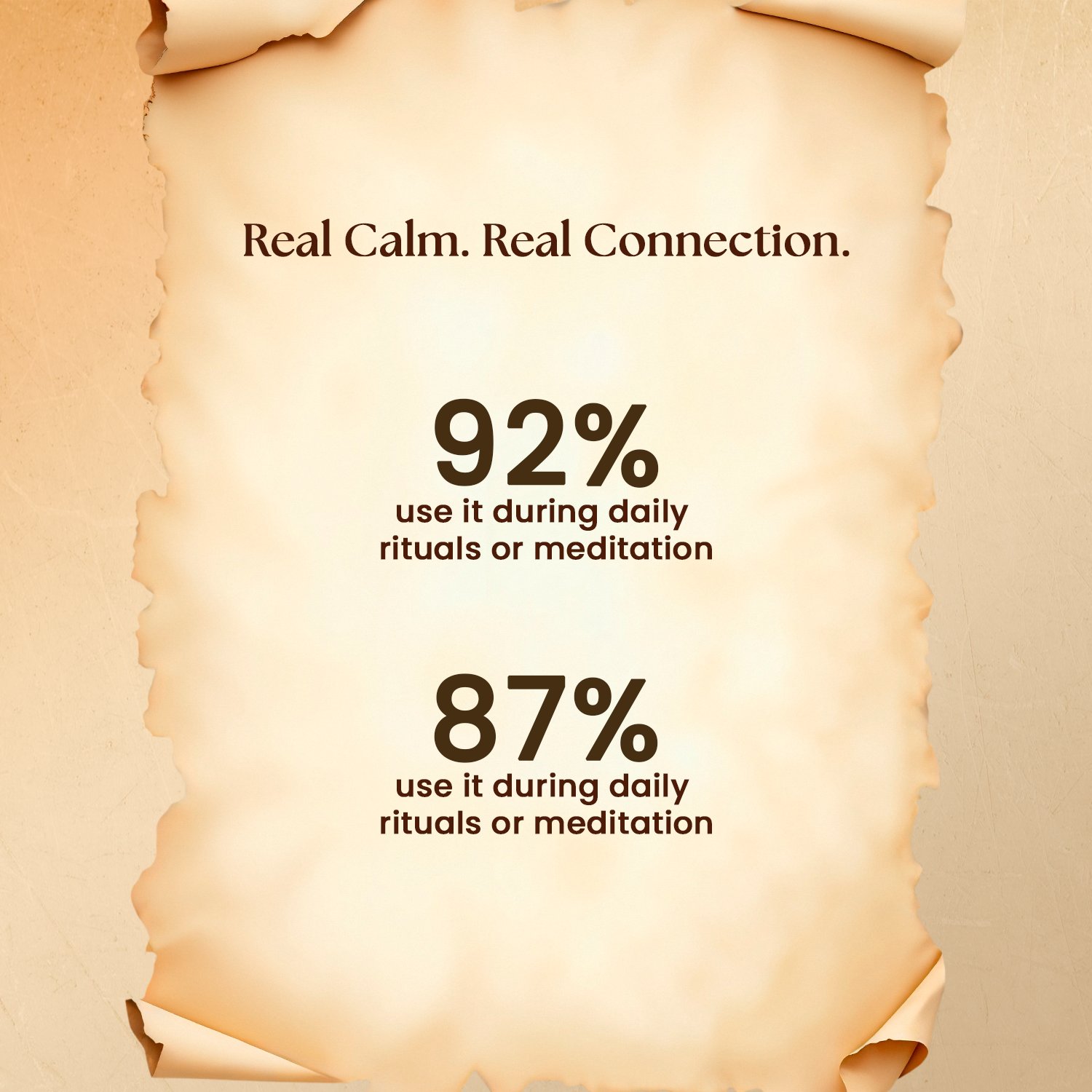 Nchant’s Premium Sandalwood Log for Rituals, Meditation, and Energy Cleansing