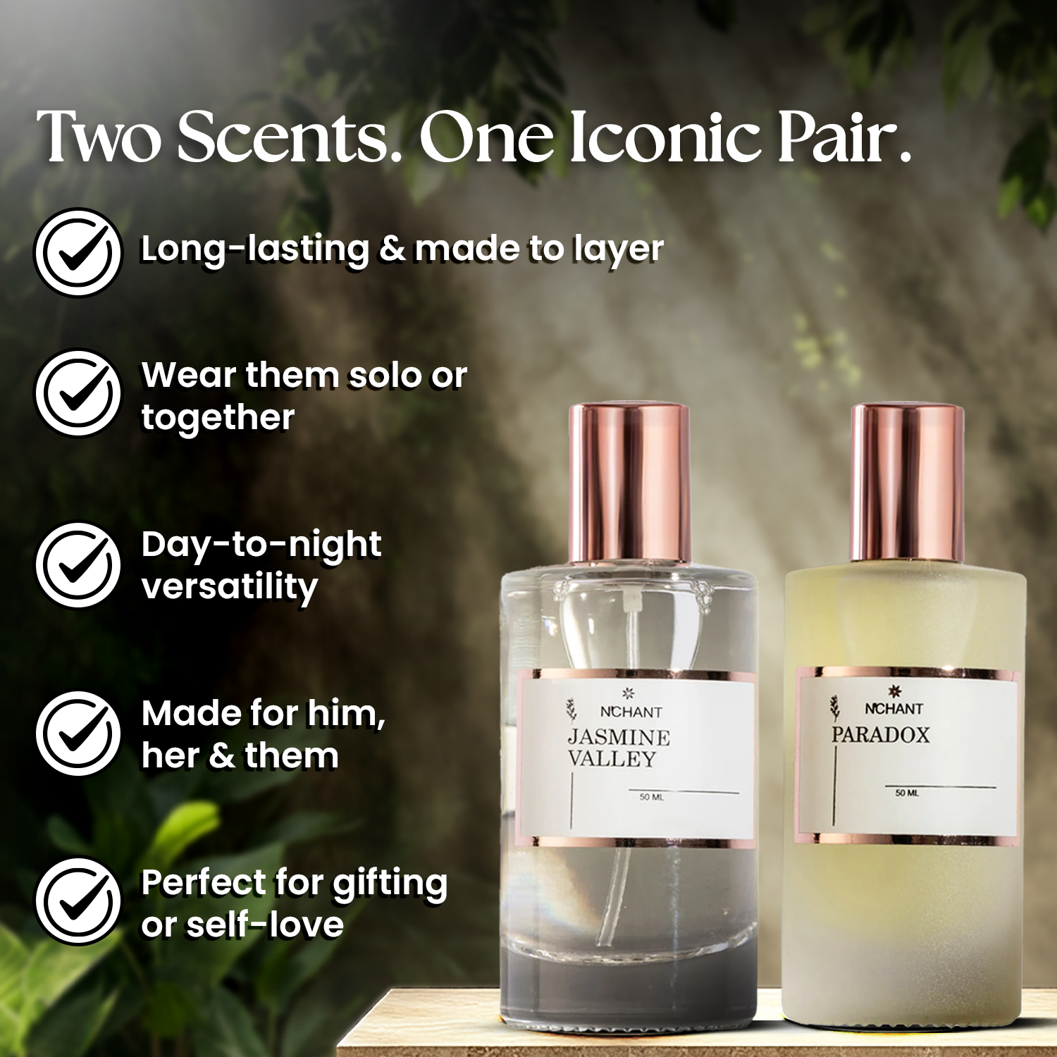 Nchant’s Eternal Essence Perfume Duo for Bold & Sensual Self-Expression