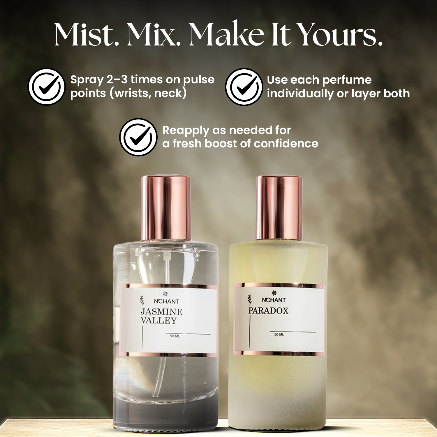 Nchant’s Eternal Essence Perfume Duo for Bold & Sensual Self-Expression