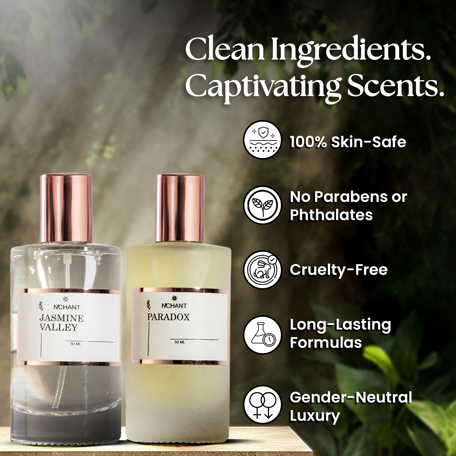 Nchant’s Eternal Essence Perfume Duo for Bold & Sensual Self-Expression