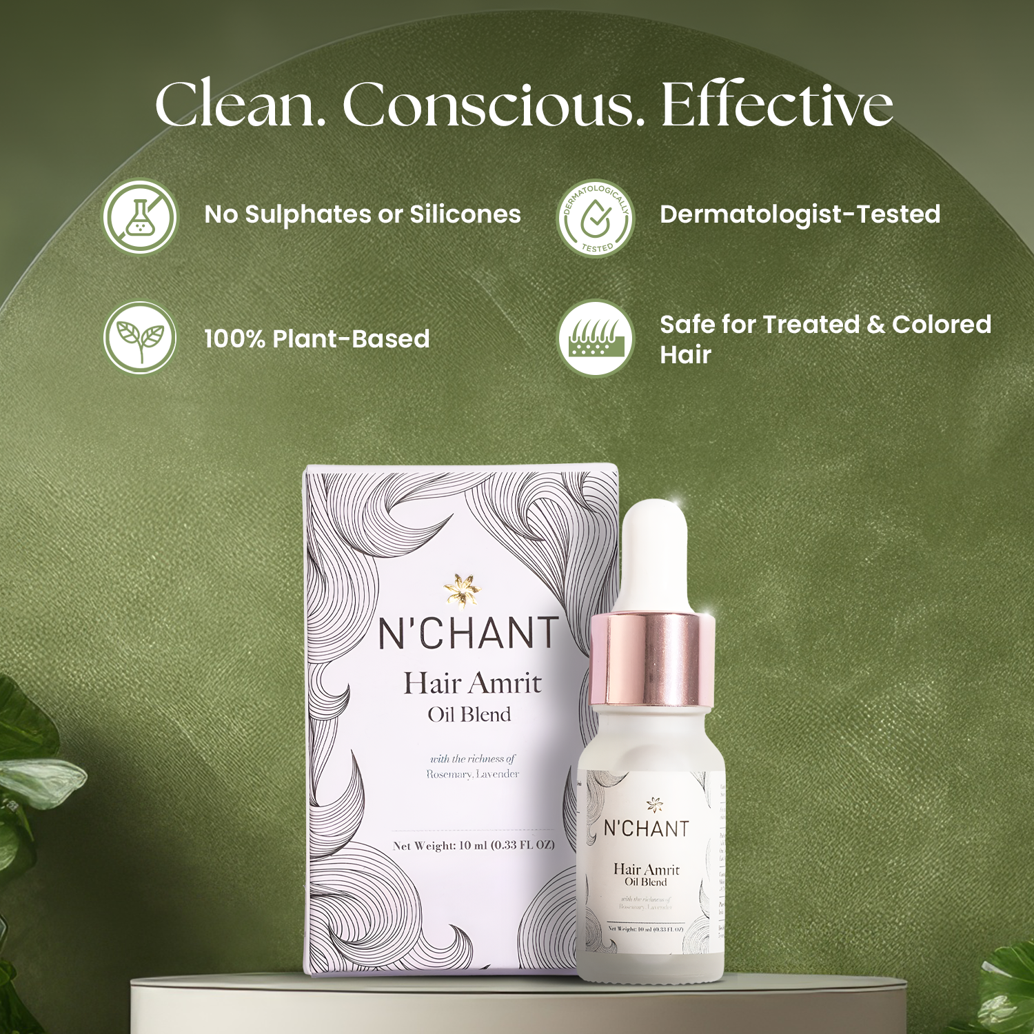 Nchant’s Hair Amrit Oil Blend for Hair Fall, Scalp Health & Growth