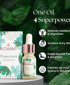 N'Chant’s Peppermint Essential Oil for Clarity & Calm