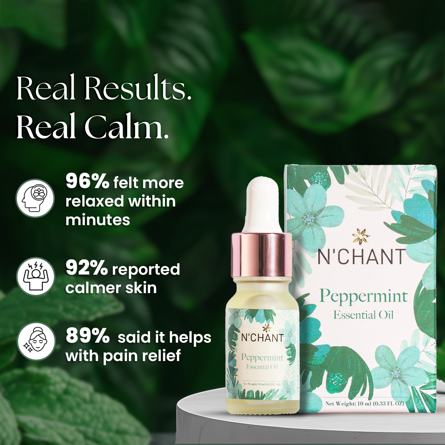 N'Chant’s Peppermint Essential Oil for Clarity & Calm