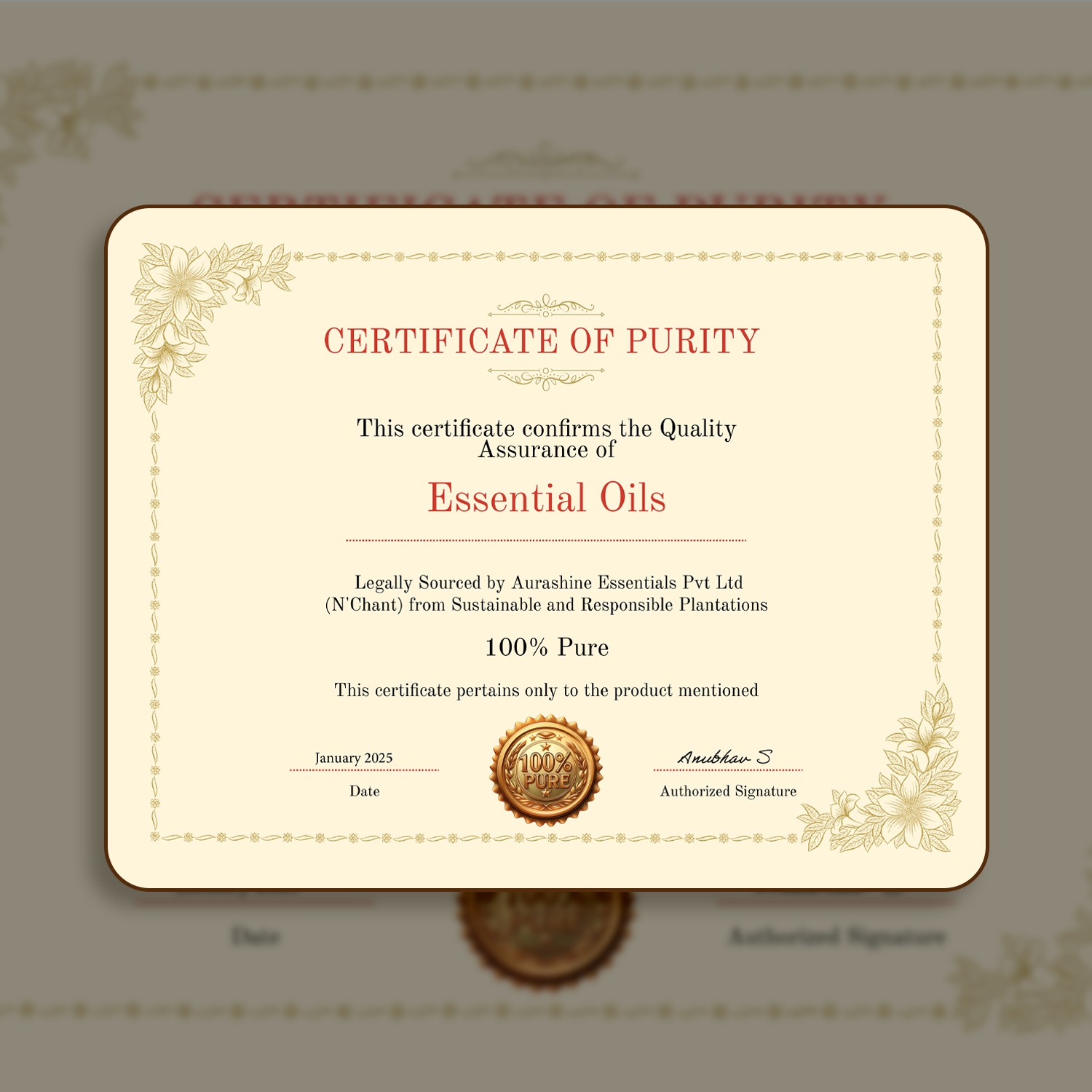 Nchant’s Lemongrass Essential Oil for Purity & Peace