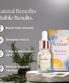 N'Chant’s Rosemary Essential Oil for Hair, Skin & Aromatherapy