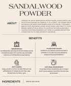 Sandalwood Powder