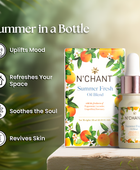 Nchant’s Summer Fresh Oil Blend for Aromatherapy, Skin, & Home Care